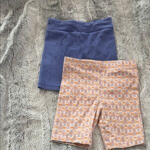 Kids Blue and Pink Patterned Shorts